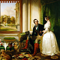  Windsor Castle in Modern Times, 1840-43 This painting shows Queen Victoria, Prince Albert, and the 